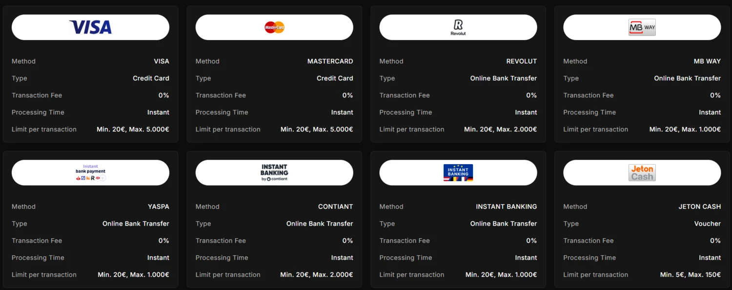 Stakeprix Casino Depósitos y retiradas