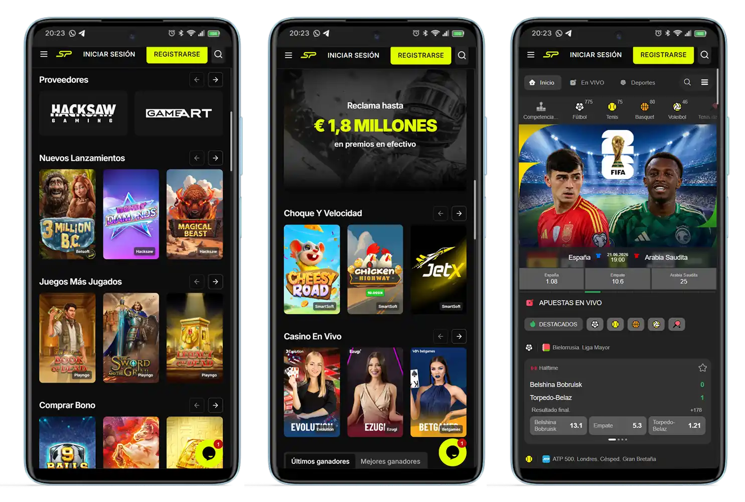 Stakeprix Casino en tu móvil